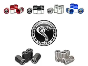 Shelby Wheel Valve Stem Caps for SUVs Force
